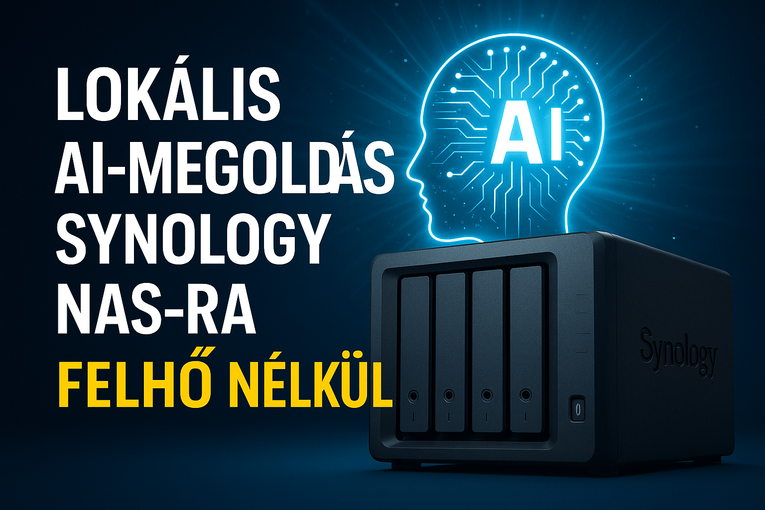 Ügyfélközpontú AI-megoldás Synology NAS-hoz: amikor az egyszerűség találkozik a jövővel