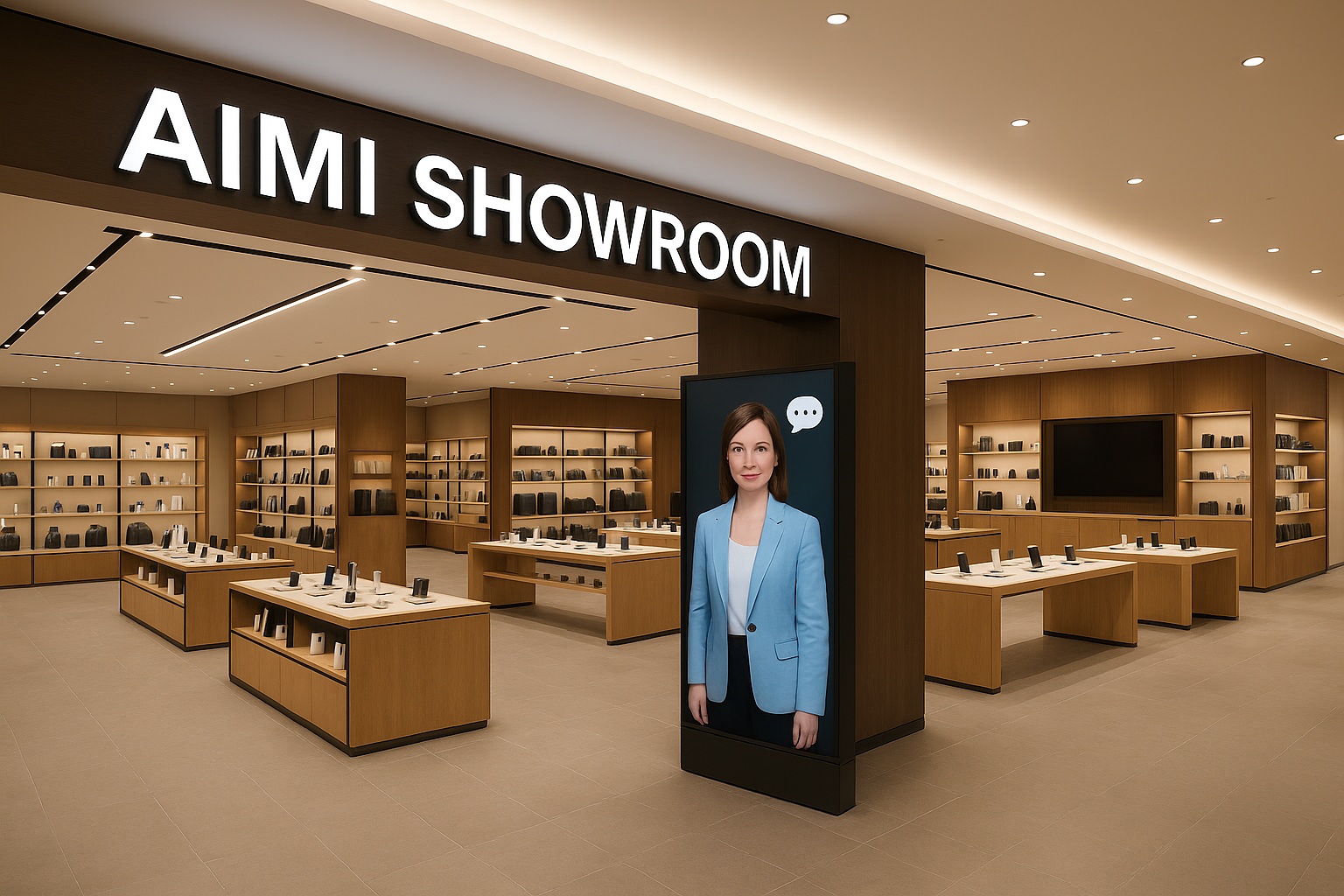 AIMI SHOWROOM – az intelligens bemutatótér és ügyfélszolgálat